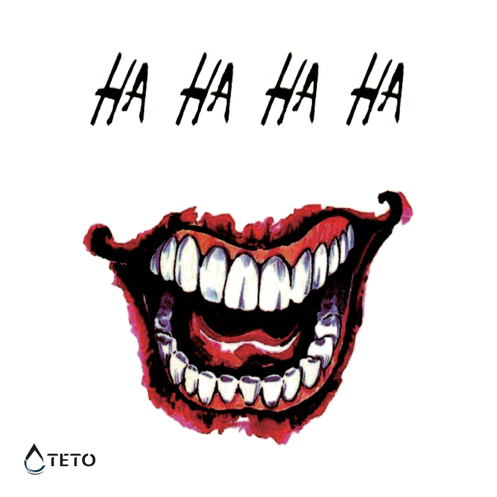 Jokerjeva usta - TETO Začasne Tetovaže