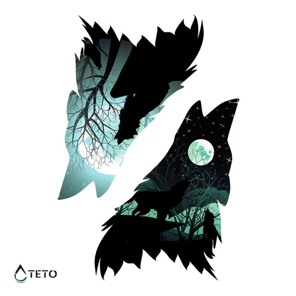 Volkovi - Set - TETO Začasne Tetovaže