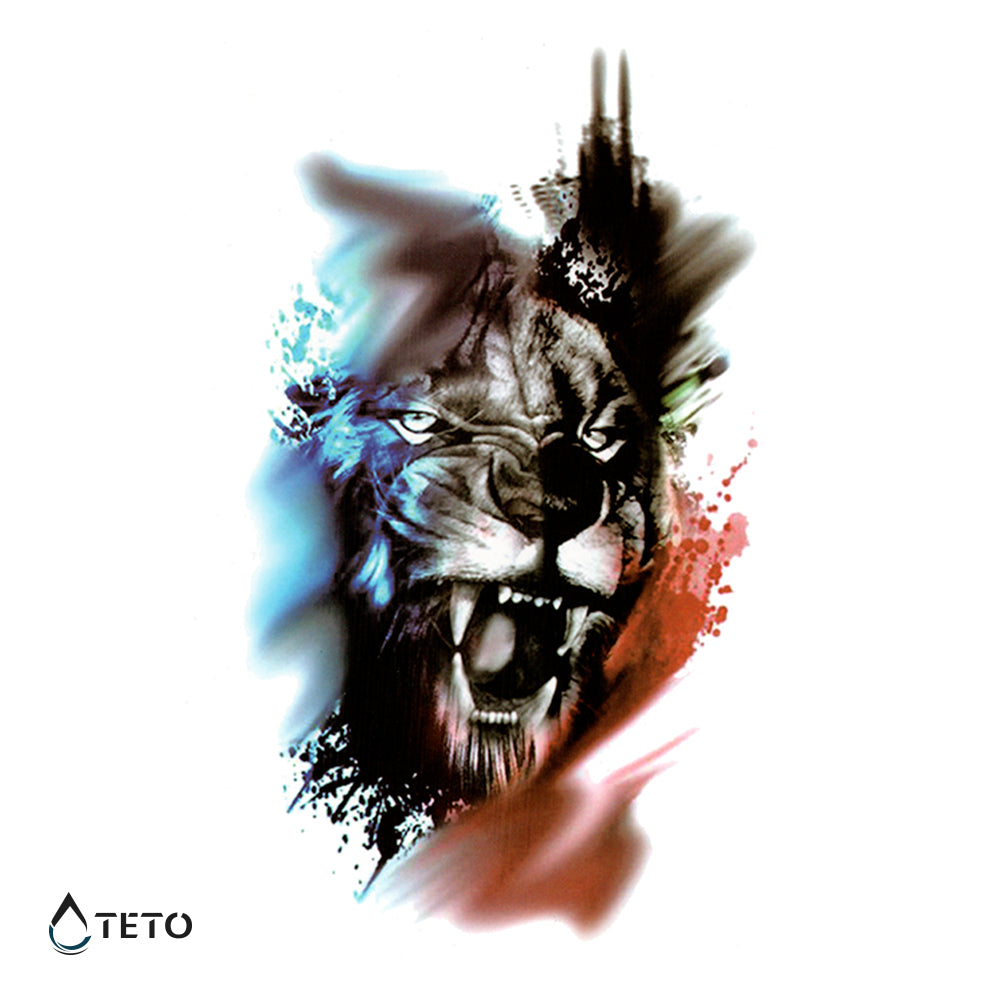 Besni lev - TETO Začasne Tetovaže