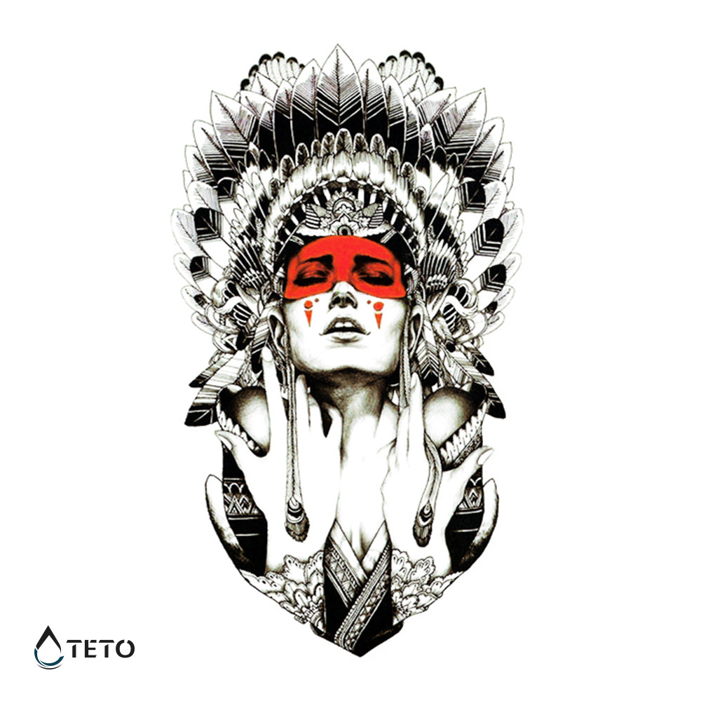 Portret domačinke - TETO Začasne Tetovaže