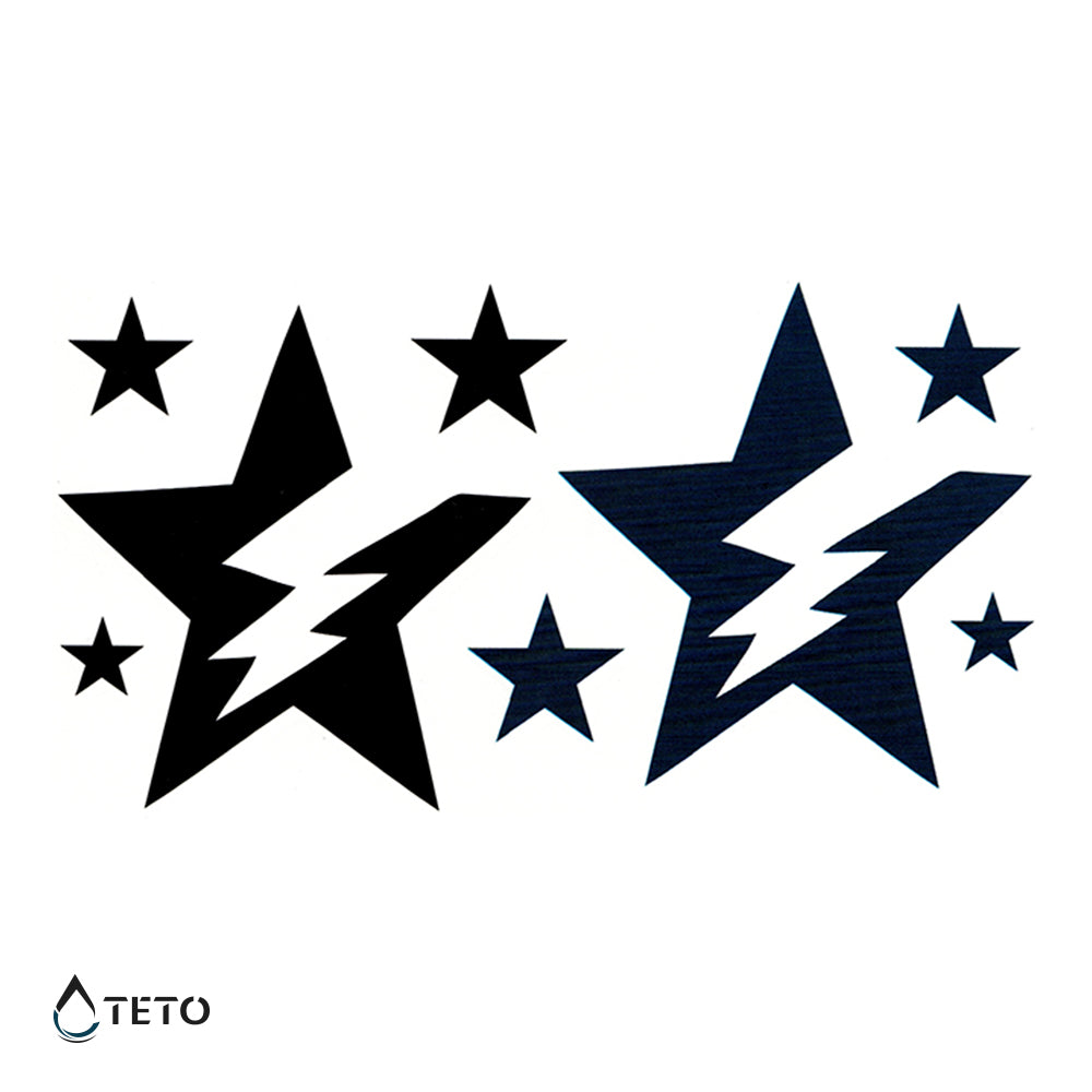 Zvezde s strelo - Set - TETO Začasne Tetovaže