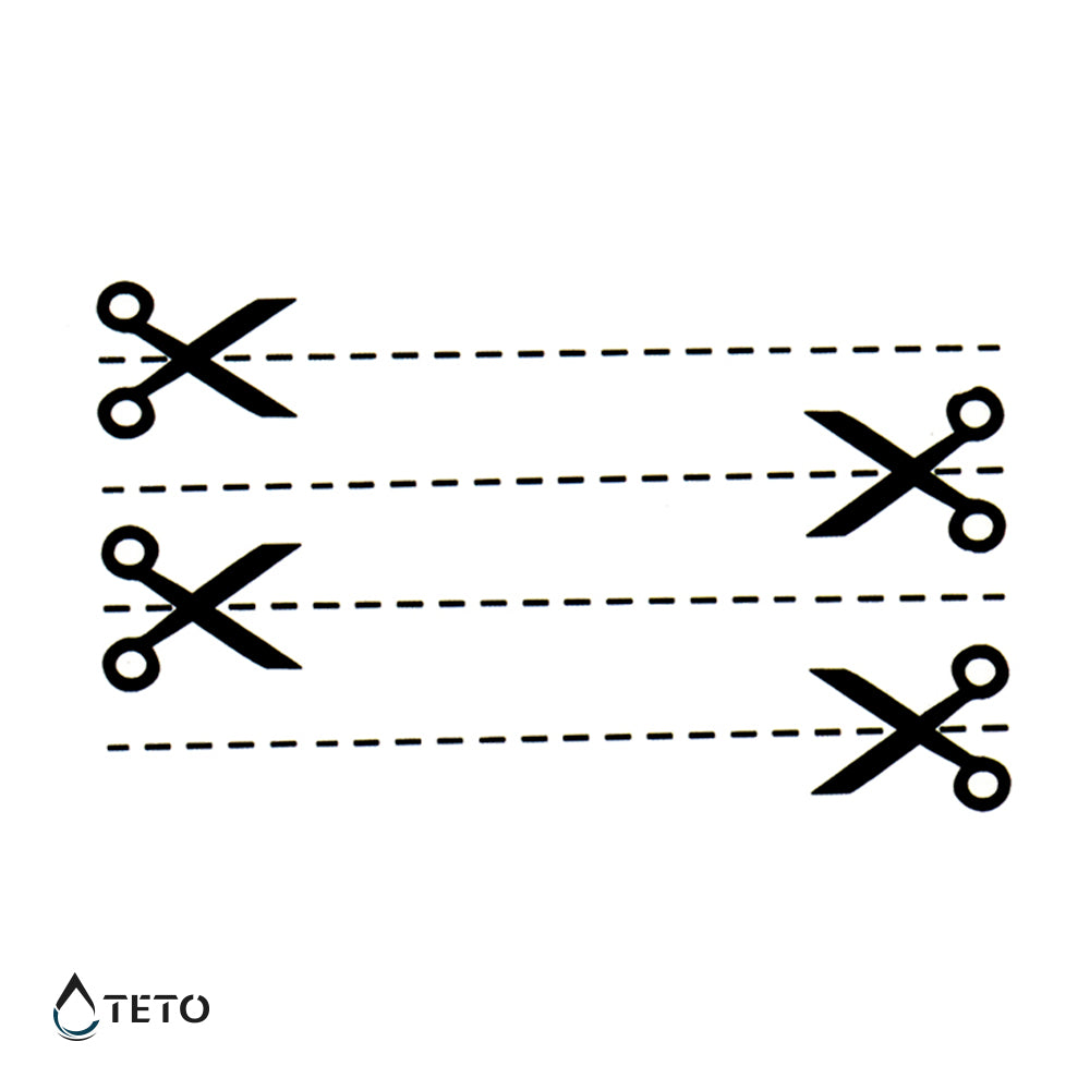 Izrežite tukaj – Set - TETO Začasne Tetovaže