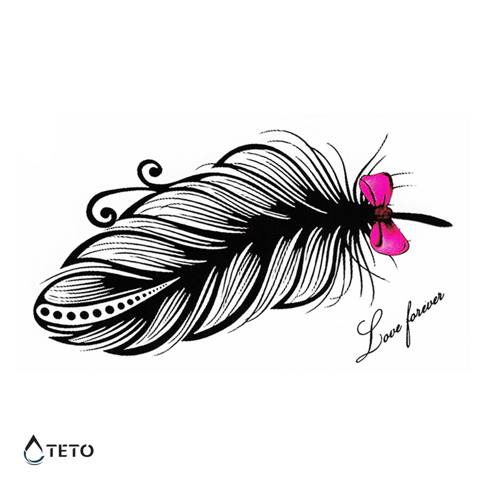 Pero s pentljo - TETO Začasne Tetovaže