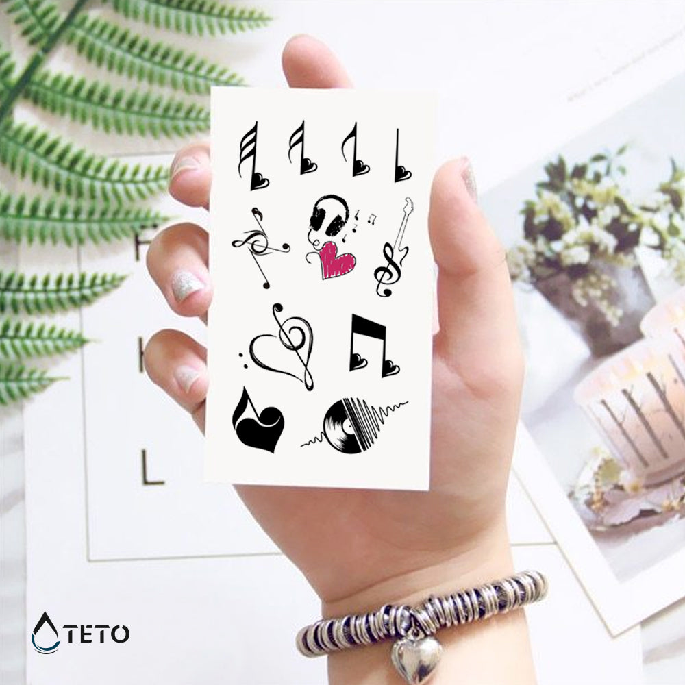 Notni zapisi - Set - TETO Začasne Tetovaže