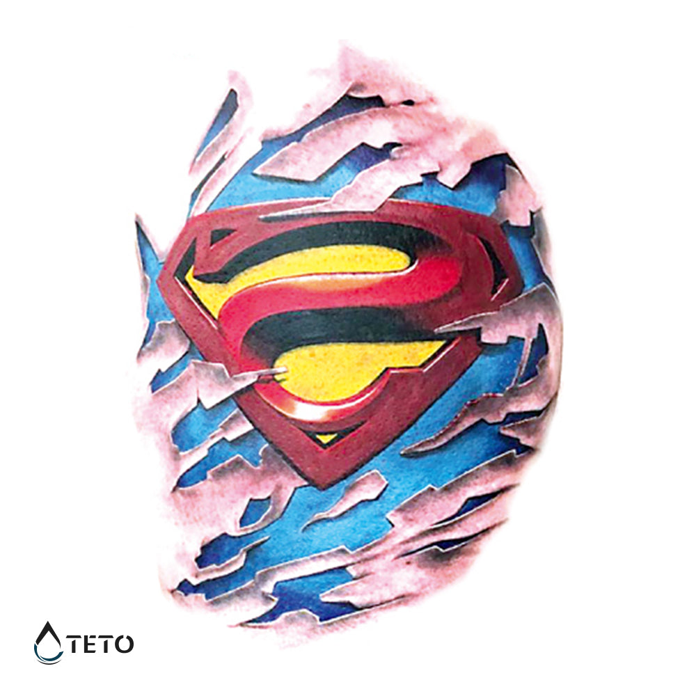 Superman - TETO Začasne Tetovaže