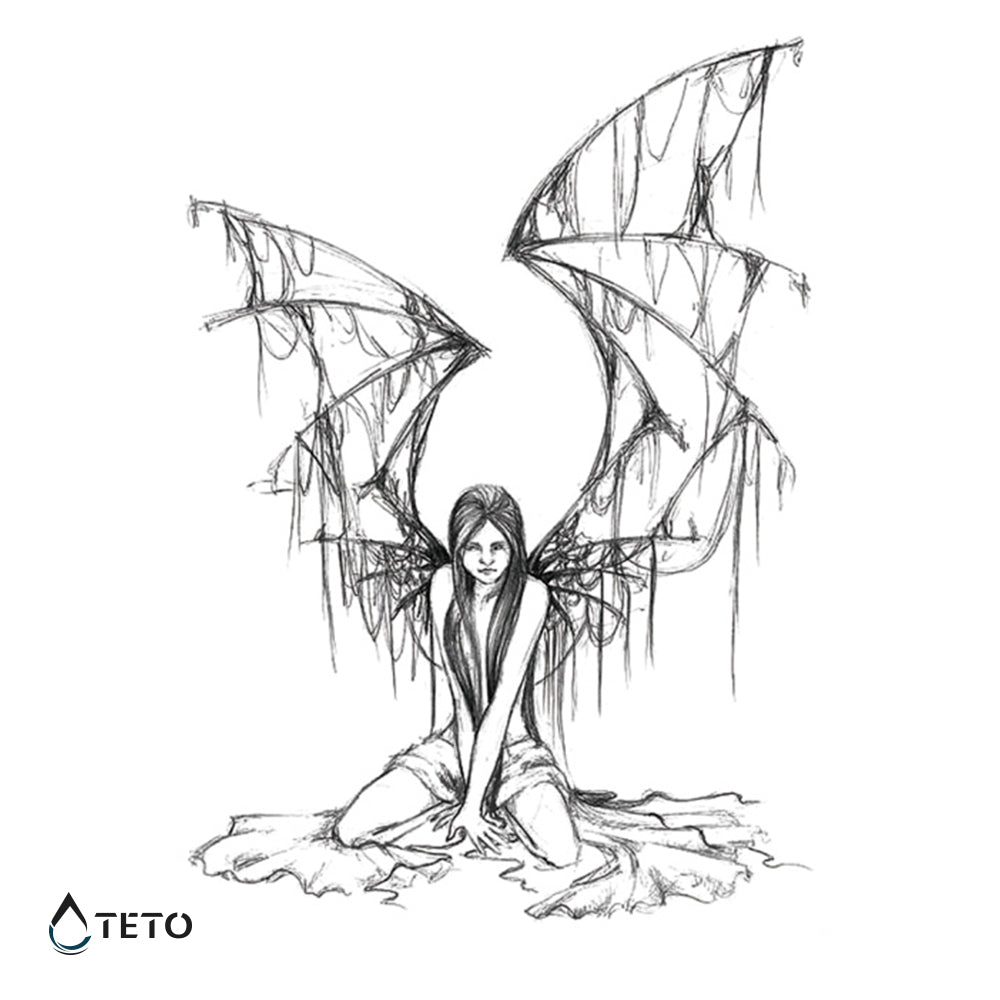 Padli angel - TETO Začasne Tetovaže