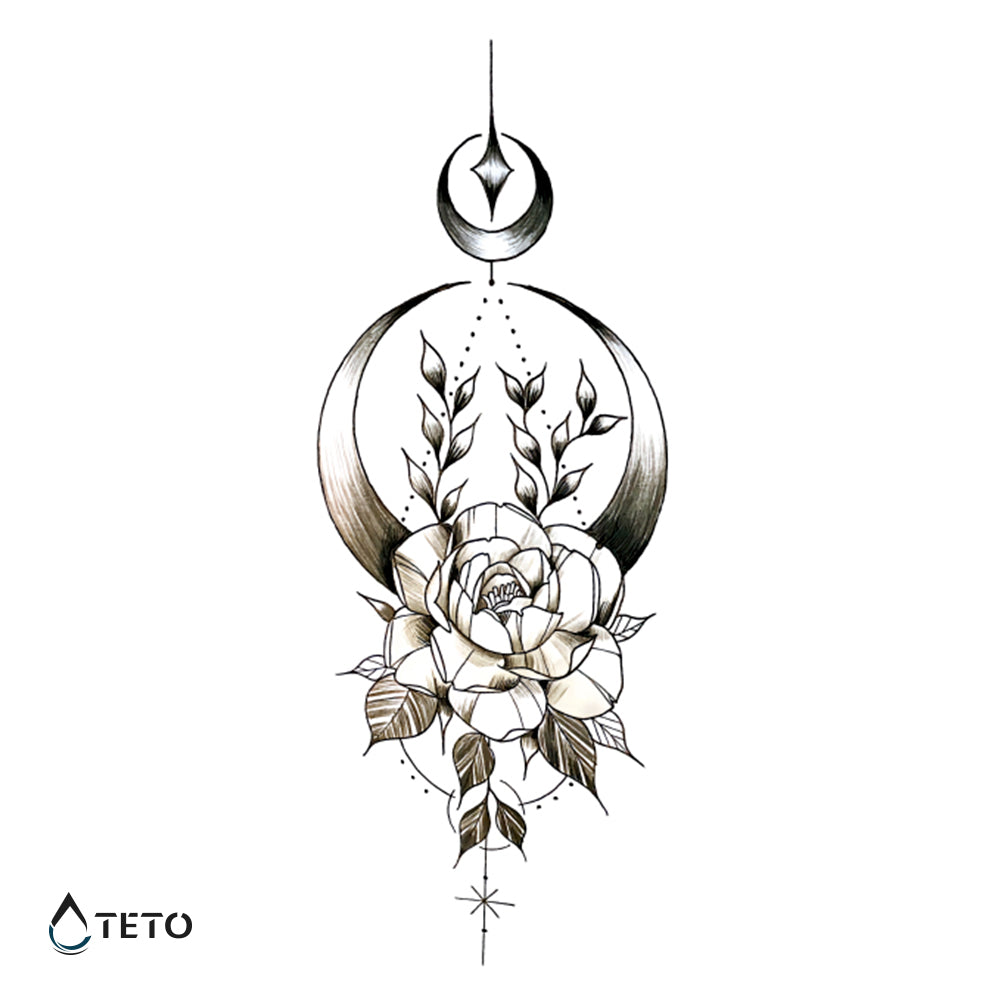 Cvetlični okras - TETO Začasne Tetovaže