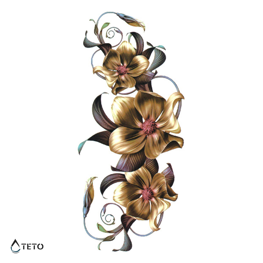 Zlate rože - TETO Začasne Tetovaže