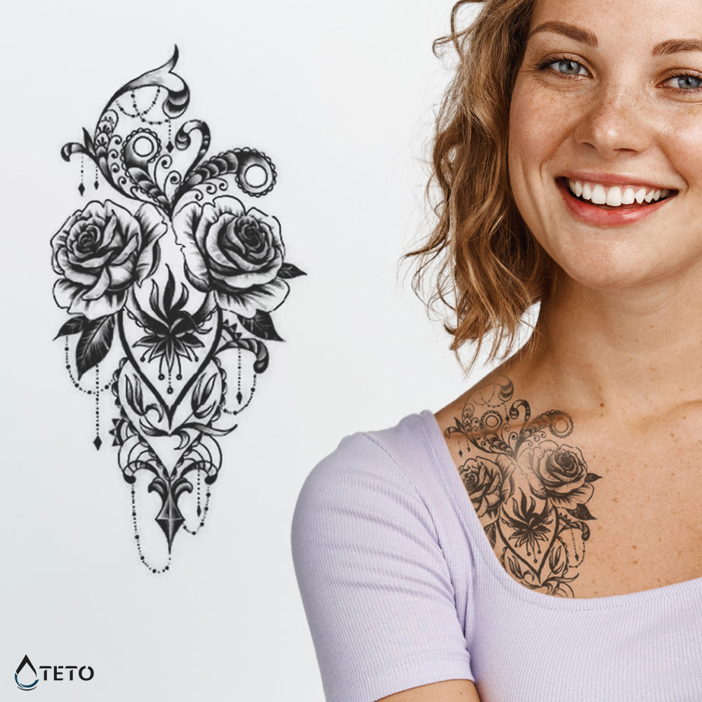 Okras vrtnic – Poltrajne - TETO Začasne Tetovaže