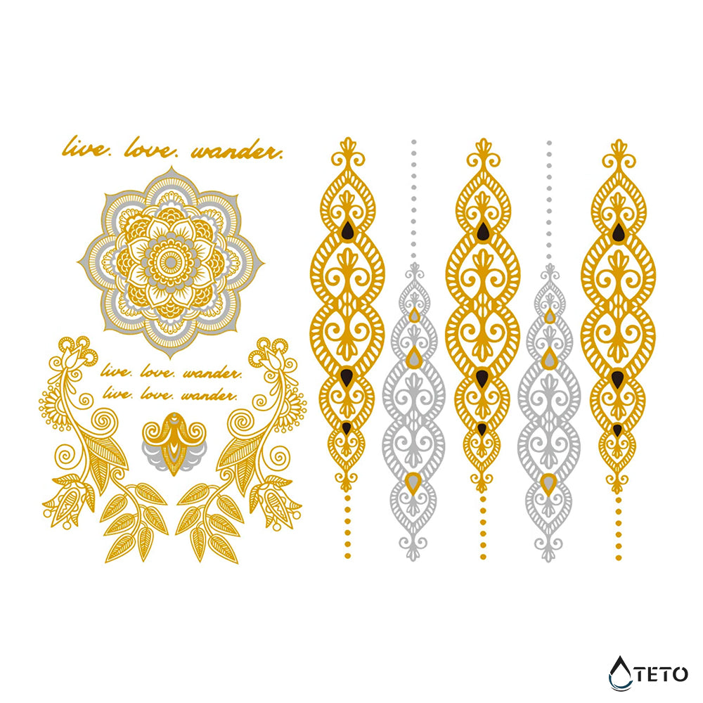 Živi, ljubi, odkrivaj – Set – Tip B - TETO Začasne Tetovaže