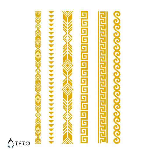 Zapestnice - Set – Tip A - TETO Začasne Tetovaže