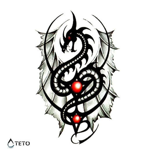 Skrivnostni zmaj - TETO Začasne Tetovaže