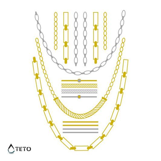 Zapestnice in motivi - Set – Tip N - TETO Začasne Tetovaže
