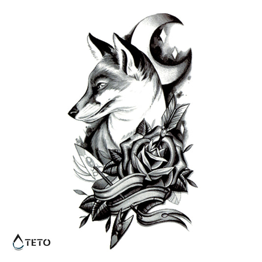 Skrivnostna lisica - TETO Začasne Tetovaže