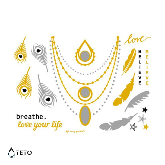 Pisalo in nakit - Set - TETO Začasne Tetovaže