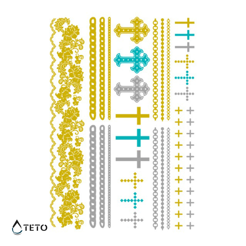 Zapestnice in križci - Set - TETO Začasne Tetovaže