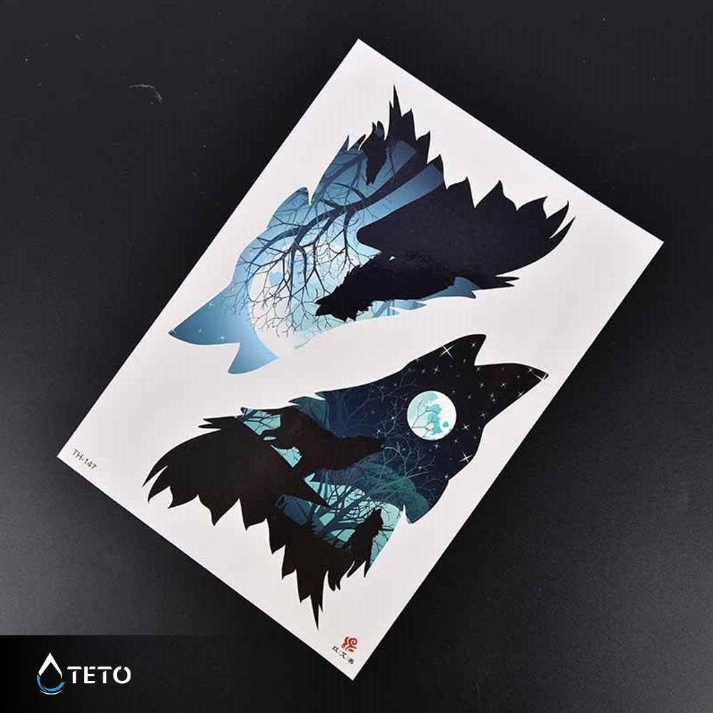 Volkovi - Set - TETO Začasne Tetovaže