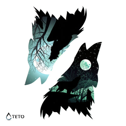 Volkovi - Set - TETO Začasne Tetovaže