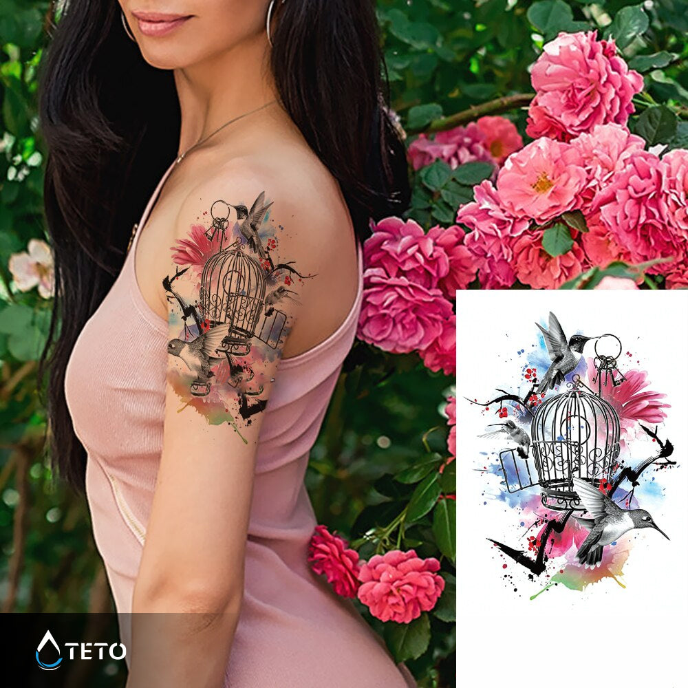 Ptice - TETO Začasne Tetovaže
