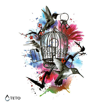 Ptice - TETO Začasne Tetovaže