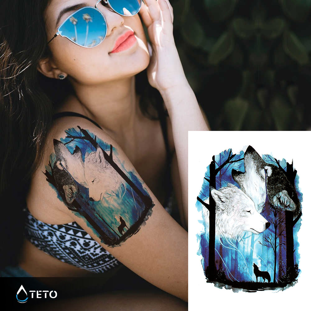 Volkovi - TETO Začasne Tetovaže