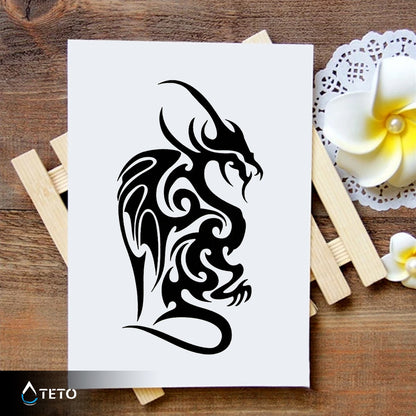 Tribal zmaj - TETO Začasne Tetovaže