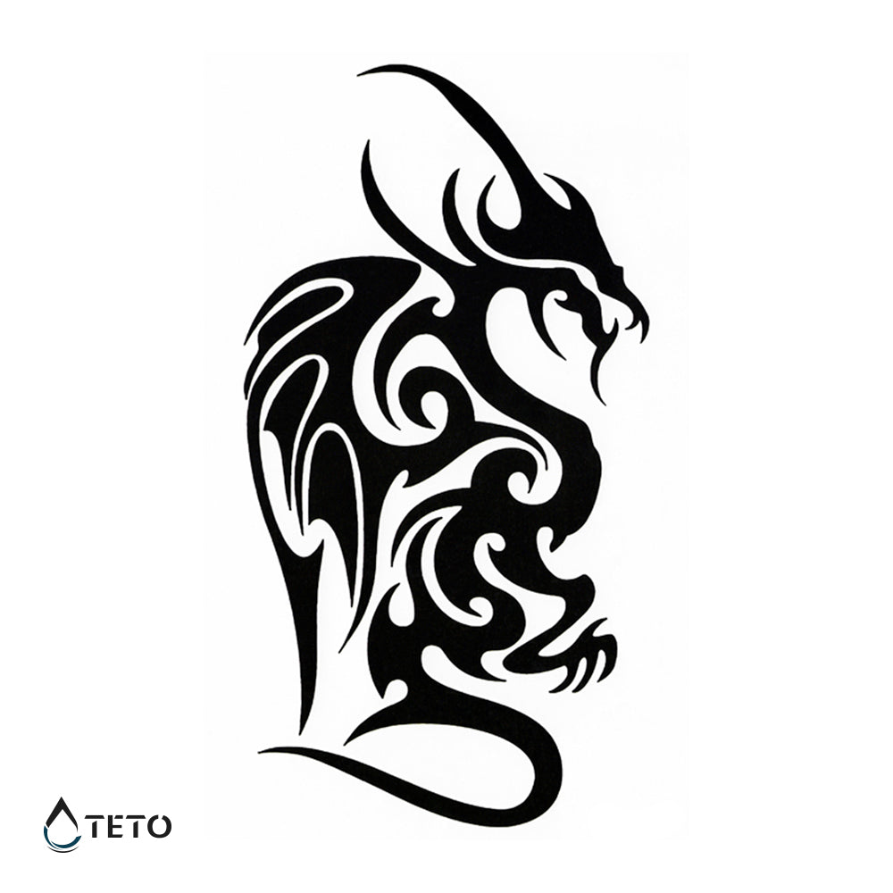 Tribal zmaj - TETO Začasne Tetovaže