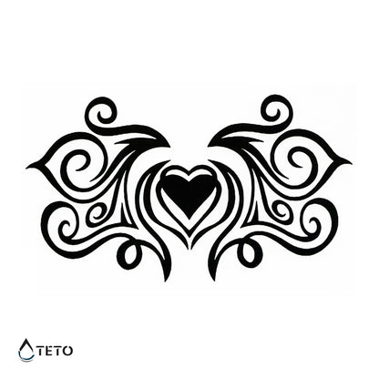 Tribal srce - TETO Začasne Tetovaže