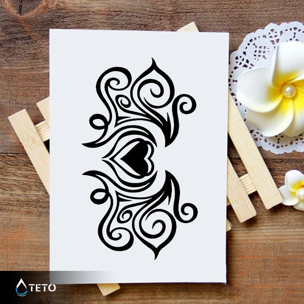 Tribal srce - TETO Začasne Tetovaže