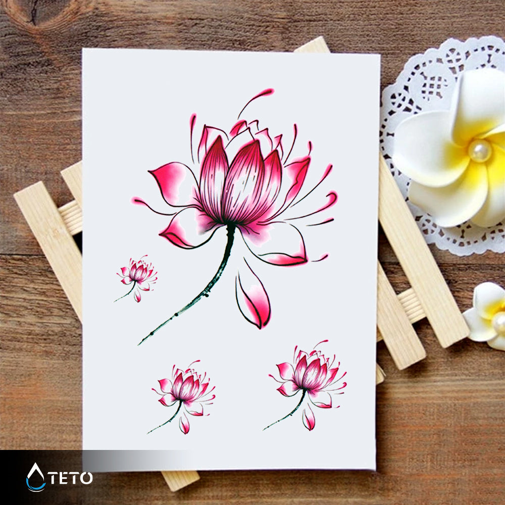 Rože - Set - TETO Začasne Tetovaže