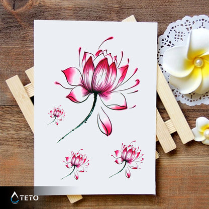 Rože - Set - TETO Začasne Tetovaže