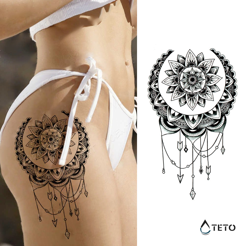 Lovilec sanj - mandala – Tip A - TETO Začasne Tetovaže