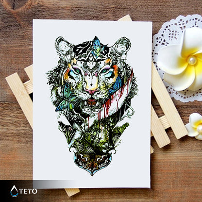 Krvavi tiger - TETO Začasne Tetovaže