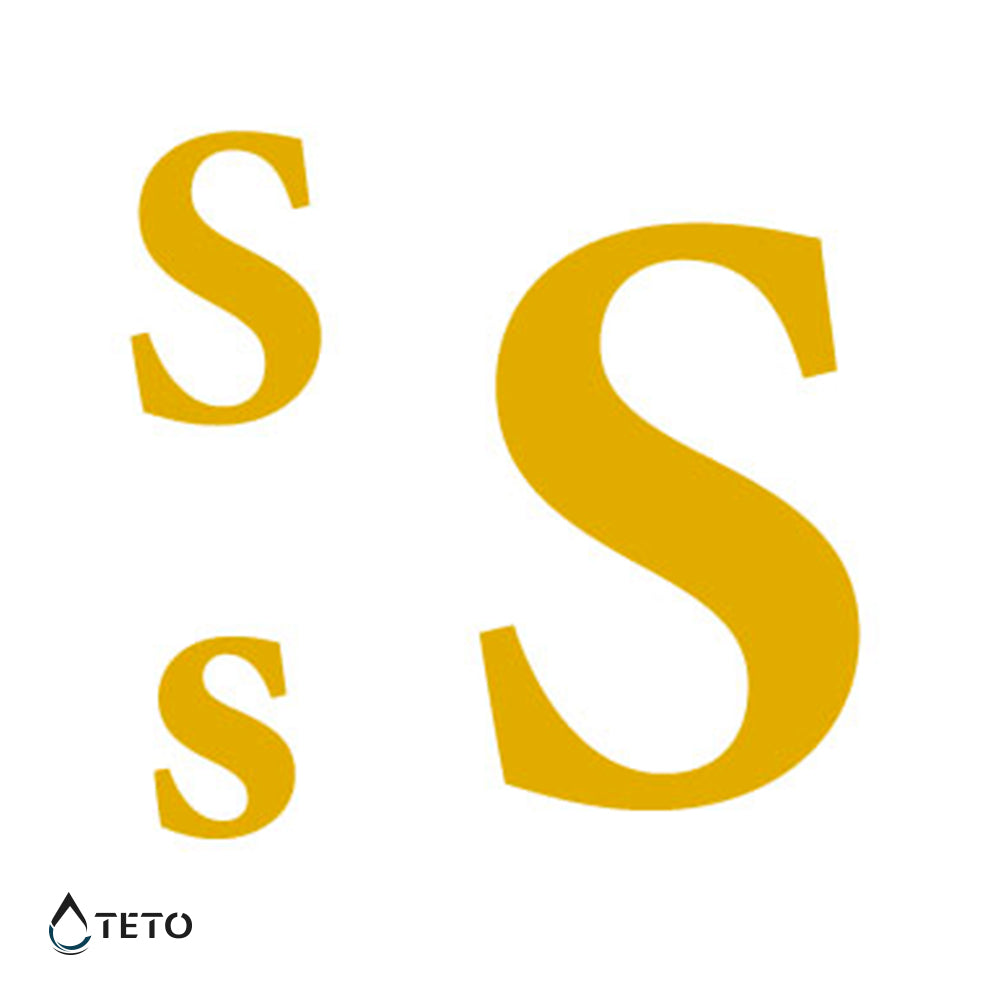Črka S - Set - TETO Začasne Tetovaže