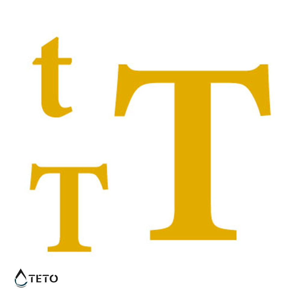 Črka T - Set - TETO Začasne Tetovaže