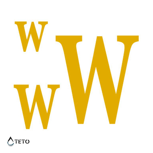 Črka W - Set - TETO Začasne Tetovaže