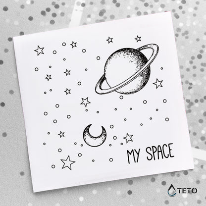 Galaksija zvezd - TETO Začasne Tetovaže