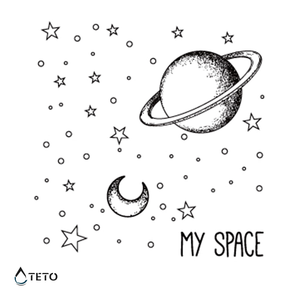 Galaksija zvezd - TETO Začasne Tetovaže