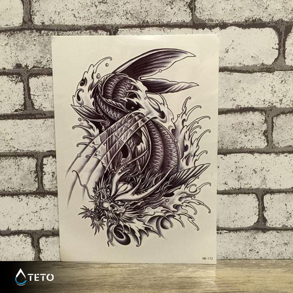 Zmajeva riba - TETO Začasne Tetovaže