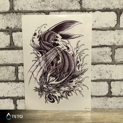 Zmajeva riba - TETO Začasne Tetovaže