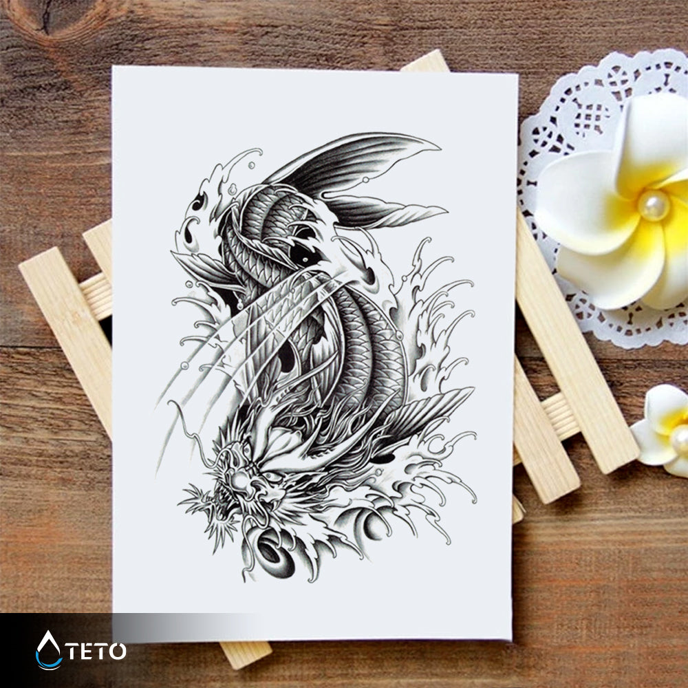 Zmajeva riba - TETO Začasne Tetovaže