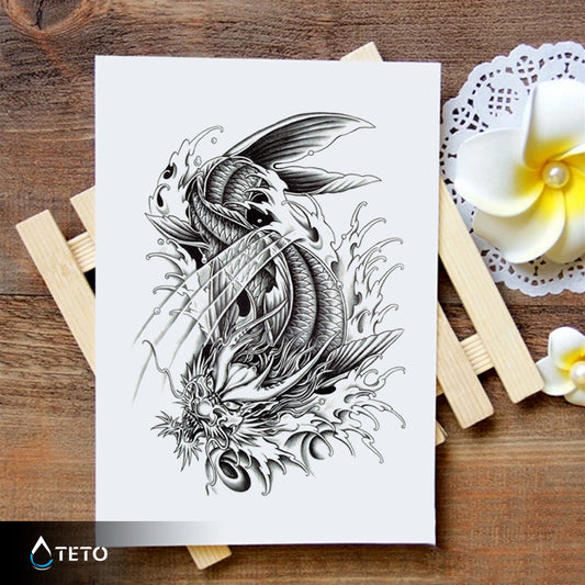 Zmajeva riba - TETO Začasne Tetovaže
