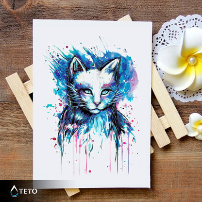 Pisana mačka - TETO Začasne Tetovaže