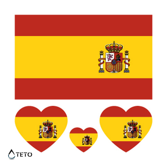Zastava španije - Set - TETO Začasne Tetovaže