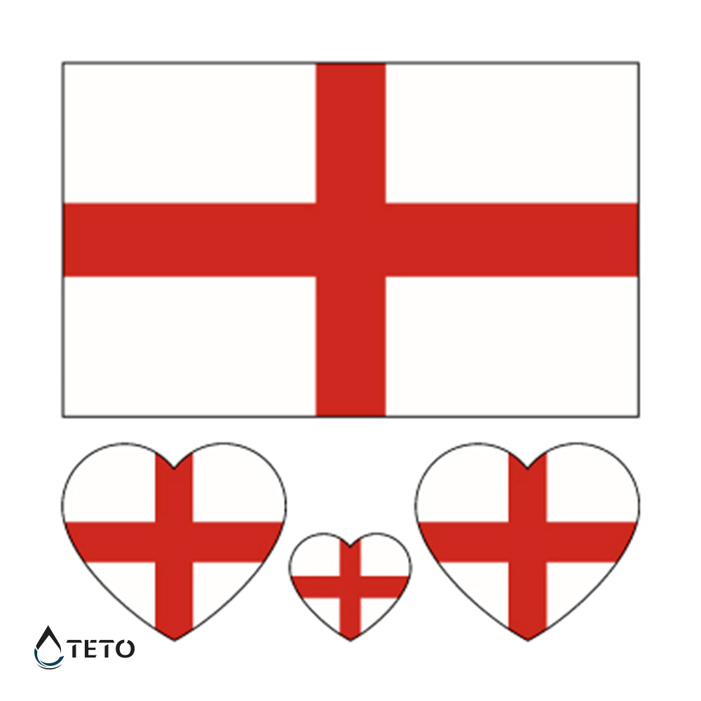 Angleška zastava - Set - TETO Začasne Tetovaže