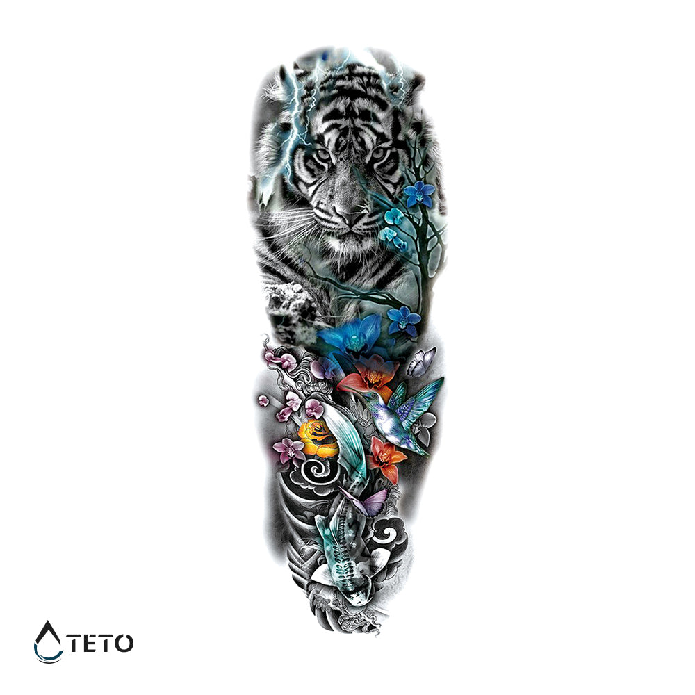 Tiger z naravo - TETO Začasne Tetovaže