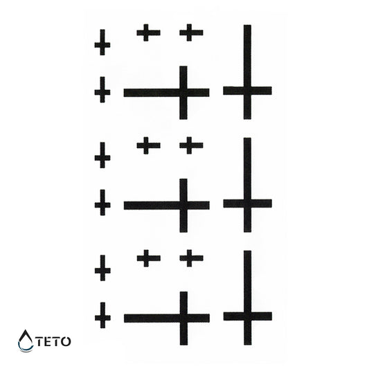 Križi - Set - TETO Začasne Tetovaže