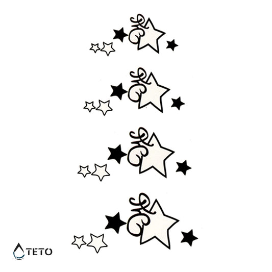 Zvezdice - Set - TETO Začasne Tetovaže