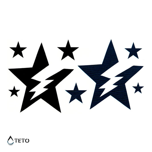 Zvezde s strelo - Set - TETO Začasne Tetovaže