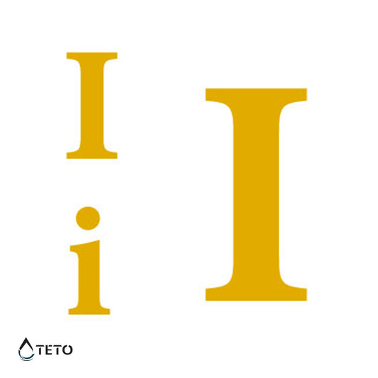 Črka I - Set - TETO Začasne Tetovaže